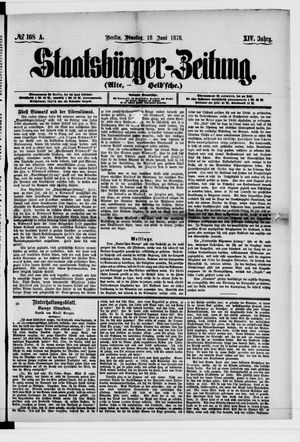 Staatsbürger-Zeitung on Jun 18, 1878