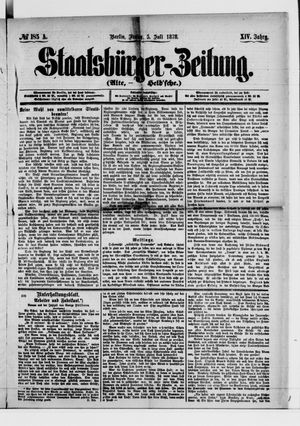 Staatsbürger-Zeitung on Jul 5, 1878