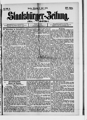 Staatsbürger-Zeitung on Jul 9, 1878