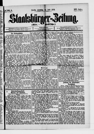 Staatsbürger-Zeitung vom 14.07.1878
