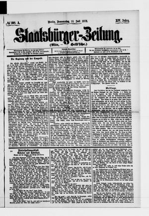 Staatsbürger-Zeitung on Jul 18, 1878