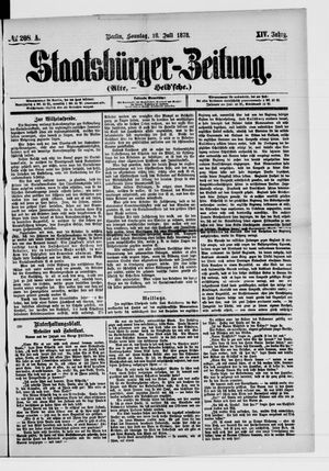 Staatsbürger-Zeitung vom 28.07.1878