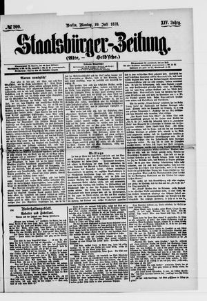 Staatsbürger-Zeitung vom 29.07.1878