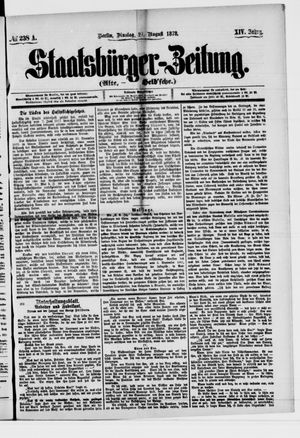 Staatsbürger-Zeitung on Aug 27, 1878