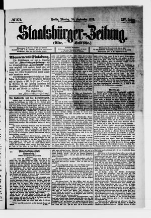 Staatsbürger-Zeitung on Sep 30, 1878