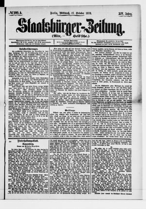 Staatsbürger-Zeitung vom 23.10.1878