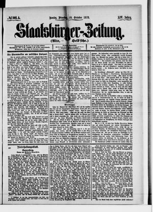 Staatsbürger-Zeitung vom 29.10.1878