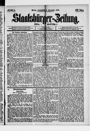 Staatsbürger-Zeitung vom 02.11.1878