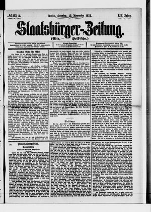 Staatsbürger-Zeitung vom 10.11.1878