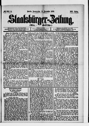 Staatsbürger-Zeitung on Dec 19, 1878