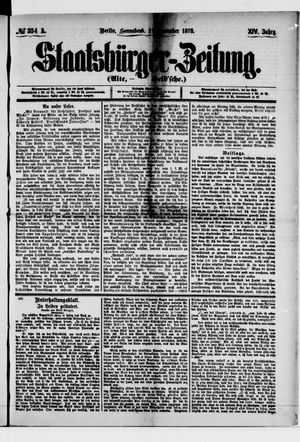 Staatsbürger-Zeitung on Dec 21, 1878