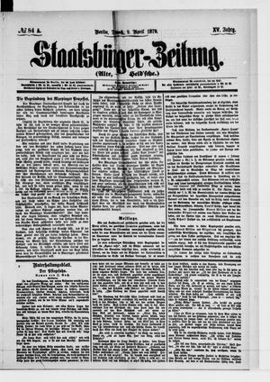 Staatsbürger-Zeitung vom 09.04.1879