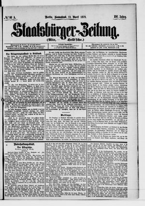 Staatsbürger-Zeitung vom 19.04.1879