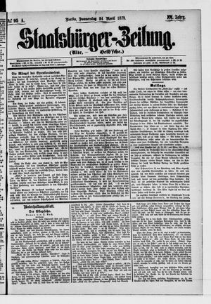 Staatsbürger-Zeitung on Apr 24, 1879