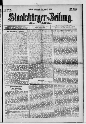 Staatsbürger-Zeitung vom 30.04.1879