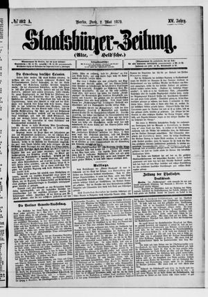 Staatsbürger-Zeitung vom 02.05.1879