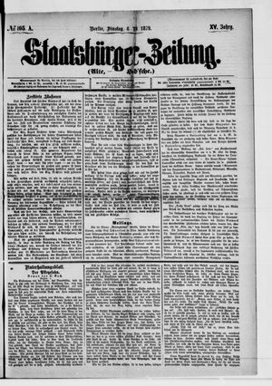 Staatsbürger-Zeitung on May 6, 1879