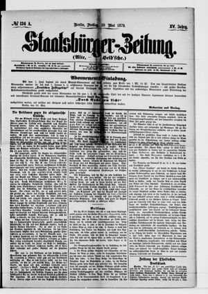 Staatsbürger-Zeitung on May 30, 1879