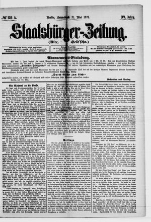 Staatsbürger-Zeitung on May 31, 1879