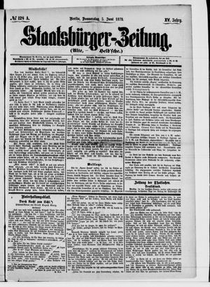 Staatsbürger-Zeitung on Jun 5, 1879