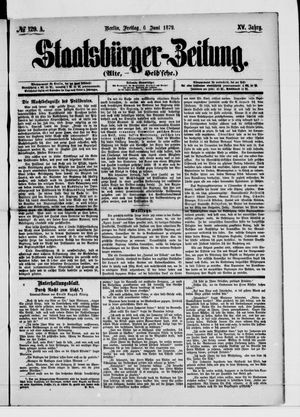 Staatsbürger-Zeitung on Jun 6, 1879