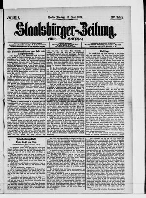 Staatsbürger-Zeitung vom 10.06.1879