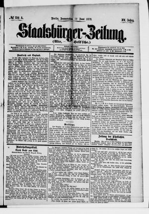 Staatsbürger-Zeitung vom 12.06.1879