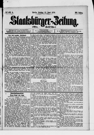 Staatsbürger-Zeitung vom 13.06.1879