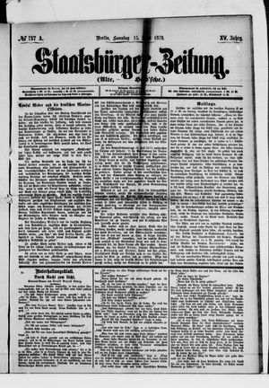 Staatsbürger-Zeitung vom 15.06.1879