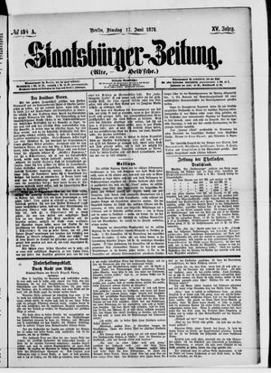 Staatsbürger-Zeitung on Jun 17, 1879