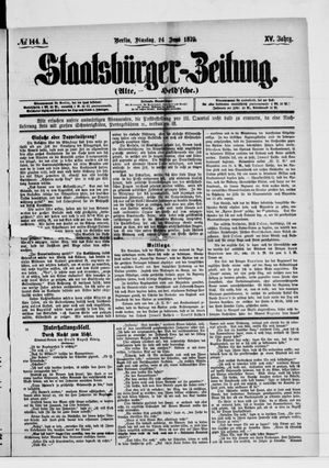 Staatsbürger-Zeitung on Jun 24, 1879