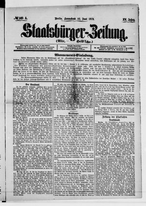 Staatsbürger-Zeitung vom 28.06.1879