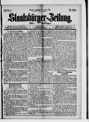 Staatsbürger-Zeitung on Jul 6, 1879