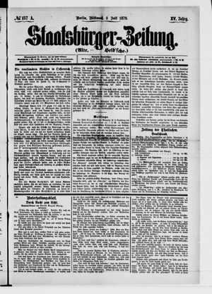 Staatsbürger-Zeitung vom 09.07.1879