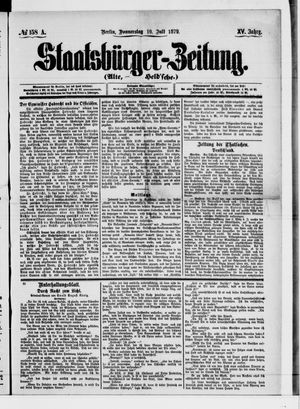 Staatsbürger-Zeitung vom 10.07.1879