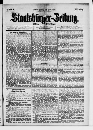 Staatsbürger-Zeitung vom 11.07.1879