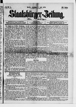 Staatsbürger-Zeitung on Jul 13, 1879