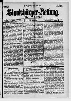 Staatsbürger-Zeitung vom 18.07.1879
