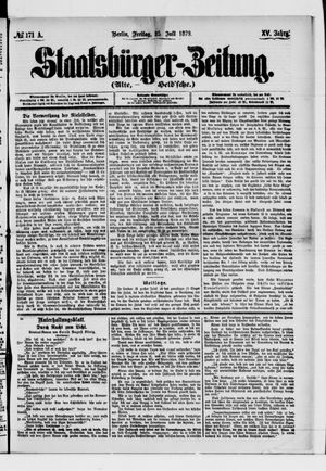 Staatsbürger-Zeitung on Jul 25, 1879