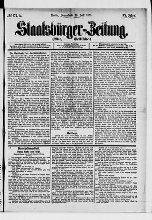 Staatsbürger-Zeitung vom 26.07.1879