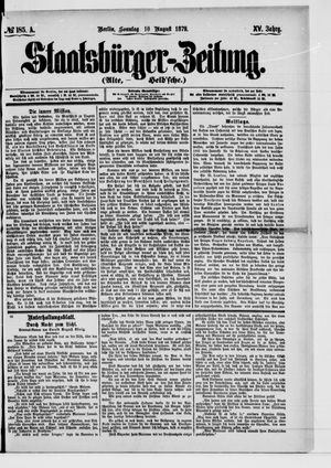 Staatsbürger-Zeitung vom 10.08.1879