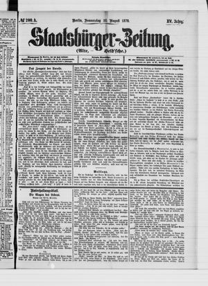Staatsbürger-Zeitung on Aug 28, 1879