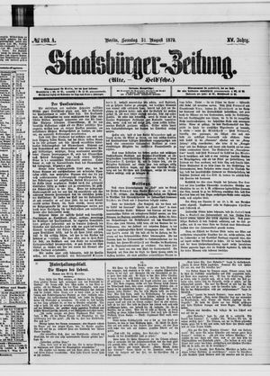 Staatsbürger-Zeitung vom 31.08.1879