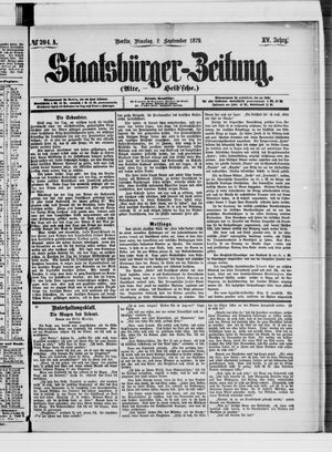 Staatsbürger-Zeitung vom 02.09.1879