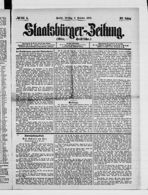 Staatsbürger-Zeitung vom 03.10.1879