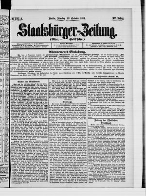 Staatsbürger-Zeitung vom 28.10.1879