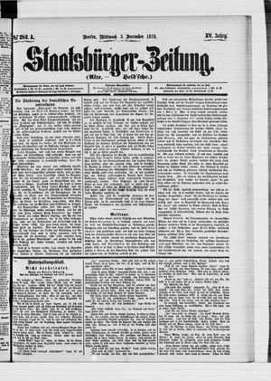 Staatsbürger-Zeitung vom 03.12.1879
