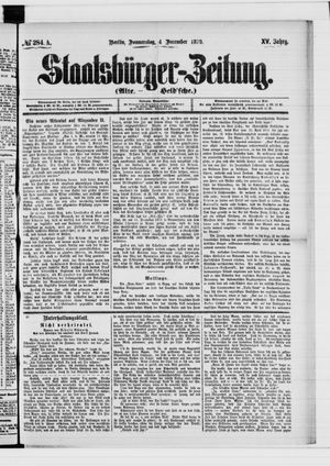 Staatsbürger-Zeitung vom 04.12.1879
