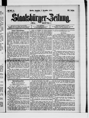Staatsbürger-Zeitung vom 07.12.1879