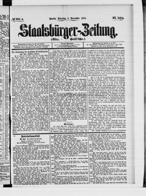 Staatsbürger-Zeitung vom 09.12.1879